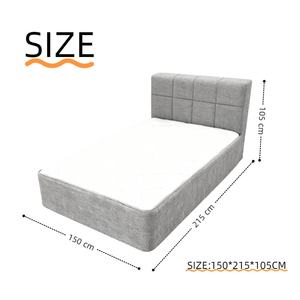<span class=keywords><strong>Lit</strong></span> Moderne Haut <span class=keywords><strong>de</strong></span> Gamme en Tissu Doux, Emballé sous Vide, Meuble en Mousse, Queen Size, King Size, Double, Cadre <span class=keywords><strong>de</strong></span> <span class=keywords><strong>Lit</strong></span> Pliant sans Cadre, Lits avec Rangement - Product Image 2