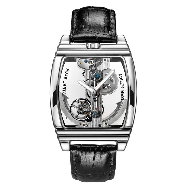 SHENHUA 9870L Watch Transparent Skeleton Gold Automatic