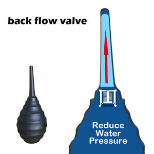 Enema Douche dengan Pencegah Aliran Balik untuk Pembersihan Usus Besar, Detoksifikasi dan Sembelit, Douche Anal Silikon Lembut yang Dapat Digunakan Kembali - Product Image 6