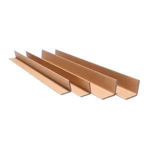 V Shape Hard Paper Pallet Edge Protectors Packing Material Carton Cardboard Corner Protector