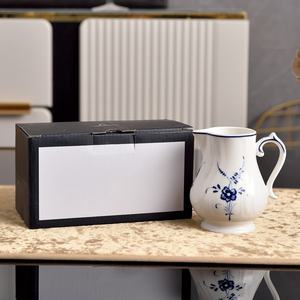 Service à café et à thé en porcelaine de luxe, design européen, écologique, blanc, pour la vente en gros - Product Image 3