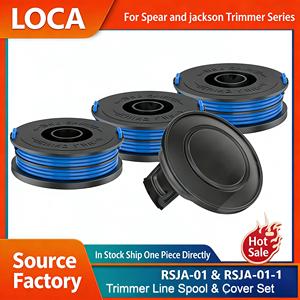 8 แพ็ค RSJA-01 หัวตัดหญ้าแบบม้วน สายไนลอนขนาด 1.6 มม. ยาว 32 ฟุต/10 เมตร สำหรับเครื่องตัดหญ้า Spear & Jackson รุ่น GT450 GT600 N1F-GT-280 450-D S6030ET - Product Image 2