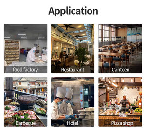 Extractor de extractor montado en la pared, <span class=keywords><strong>campana</strong></span> <span class=keywords><strong>extractora</strong></span> de extractor fácil de limpiar, con Interruptor táctil silencioso - Product Image 3