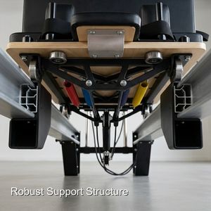 Reformer de Pilates Praga de alto rendimiento y pista completa, fabricado en aleación de aluminio, diseñado específicamente para clientes de Pilates Fittech. - Product Image 3