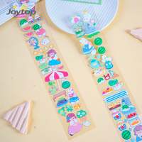 Joytop – Feuille d'autocollants prédécoupés personnalisés pour carnet, journal, agenda – Autocollants décoratifs en gros – Autocollants avec logo
