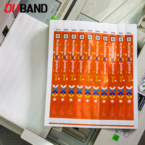 สายรัดข้อมือผ้าพิมพ์ลาย DIY แบบแผ่น A4, แผ่นเปล่าสำหรับพิมพ์ลวดลายต่างๆ, ใช้ได้กับเครื่องพิมพ์เลเซอร์และอิงค์เจ็ทสำหรับ<span class=keywords><strong>งาน</strong></span>อีเว้นท์ - Product Image 2