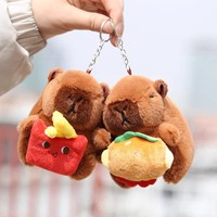 Capybara Pluche Charme Knuffel Schattig Fruit Frietjes Kinder Cadeau Groothandel