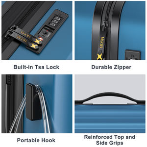 <span class=keywords><strong>Valise</strong></span> rigide personnalisée à roulettes pivotantes, surface résistante aux rayures, <span class=keywords><strong>valise</strong></span> extensible tendance - Product Image 2