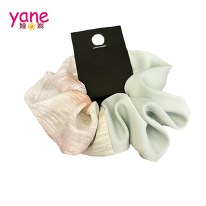 Satin grande cravate pour cheveux en queue de cheval Intestinal r tie ball head tout accessoire de cheveux assorti headflower - Product Image 4