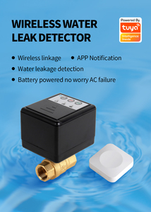 Tuya Wifi <strong>Water</strong> Leak <strong>Detector</strong> 2pc Solenoid Valves DN25 (1Inch ) with 4pc <strong>Water</strong> Sensor for Smart Home <strong>Water</strong> Leakage protection - Product Image 6