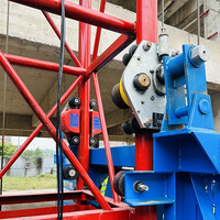 Dispositif de sécurité anti-chute pour élévateur de chantier, protection mécanique pure contre les chutes pour monte-charge d'entrepôt