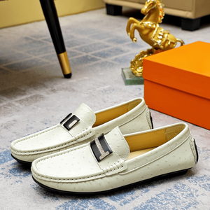 Cowhide Oxford Shoes Full-grain Upper Foamed Rubber/Latex Midsole Rubber Outsole & Fabric Lining All Seasons - Product Image 2