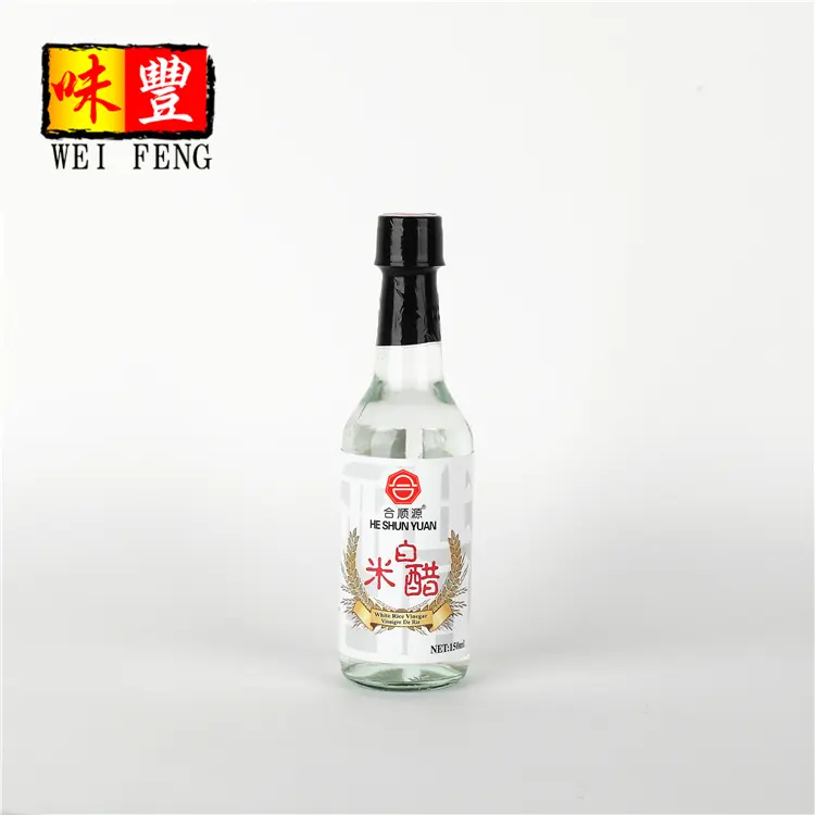 HACCP fermentado Natural fabricado Claro preço de Atacado Chinês marcas OEM halal granel 500ML de Vinagre De Arroz Branco