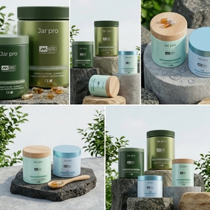Wholesale Empty Probiotic Powder Container Customizable Aluminum Supplement Jar Medicine Packaging - Product Image 5