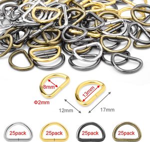 Coobigo Pack D Ring Metal <b>Purse</b> Straps Buckle Small Dog Collars Hardware Dee Rings Mini Zipper Pulls Clothing Bag Making Pet Dre - Product Image 6