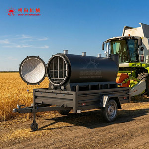 Unidad Móvil de Producción de Biochar para Proyectos de Offset de Carbono <span class=keywords><strong>CCUS</strong></span>, Planta de Pirólisis de Biomasa Horizontal Remolcable - Product Image 3