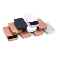 Fine Qualité 16ml 35ml 50ml 90ml Cosmétique Métal Stockage Mini Baume À Lèvres Solide Parfum Crème Slide Tin Case