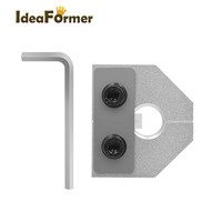Conector de soldador de filamentos, accesorios de impresora 3D de aluminio, Unión de filamentos PETG PLA ABS TPU de 1,75mm para Ender 3 CR10 Pro Anet SKR