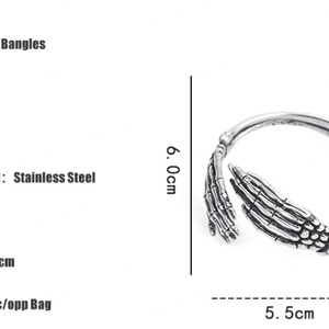 Pulseras de Calavera con Dijes Punk, Venta al por Mayor para Fabricación de Joyería para Principiantes, Proveedor Chino, Precio Económico - Product Image 5