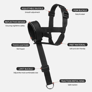 Doeペットアクセサリートレーニング & ウォーキング用調節可能犬の頭ハーネスアンチプルジェントルリーダーマズル - Product Image 4