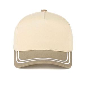 Custom 5 Panels Cotton Baseball Cap Structerur Front Printed Embroidered Logo Baseball <b>Hat</b> - Product Image 3