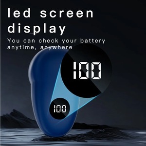 Mini Electric Shaver Portable Men's Digital Display Shaver Home Travel Mini Shaver - Product Image 2