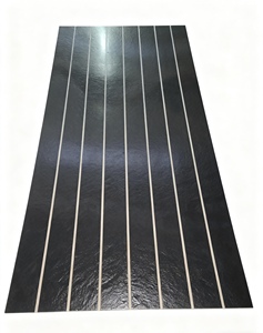 18mm Moisture-Proof Melamine MDF Slatwall <strong>Panel</strong> E0/E1 Formaldehyde PVC Material Fibreboard <strong>Hardboard</strong> Display Application - Product Image 2