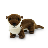 Vente chaude Mignon Prier Loutre Poupée Nouveau Style Usine En Gros Debout Loutre En Peluche Jouet