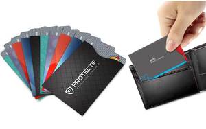 Tập trung Bảo vệ an ninh <span class=keywords><strong>RFID</strong></span> chặn thẻ tín dụng tay áo chủ <span class=keywords><strong>RFID</strong></span> chặn tay áo - Product Image 4