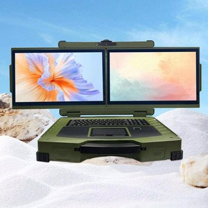 Ordinateur portable professionnel 17,3 pouces IP65 avec SSD 512 Go, grande capacité, robuste, double écran, modèle YC1732 - Product Image 2