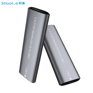 ShuoLe <b>M.2</b> <b>Ssd</b> Enclosure Usb3.1 Type C Ngff Nvme Aluminum Case For External Hard Drive - Product Image 1