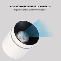 Plafonnier LED moderne à haute luminosité 7W/12W/18W Downlight LED pour salon chambre entrée magasin éclairage de fond