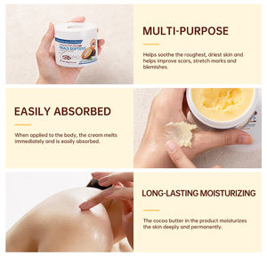 Private Label burro di cacao crema idratante sbiancante lenitivo schiarente crema per il corpo di cacao per le donne - Product Image 2