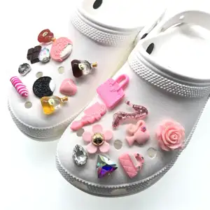 DIY Hot sale decorations accessories for clog shoe accessory perfume make up clog shoe 3D charms