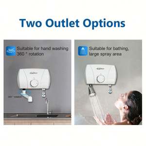 Manual de control 5500W 220V Elemento Calefactor Acero Inoxidable Anlabeier Calentador Electrico Sin Tanque Uso - Product Image 6