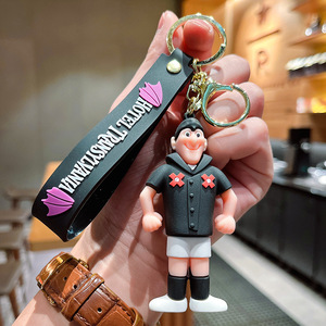 Cross Border 3D Cute Cartoon <span class=keywords><strong>Hotel</strong></span> Transilvania Llavero Personaje animado Kawaii PVC Bolsa de goma Colgante Llavero - Product Image 5