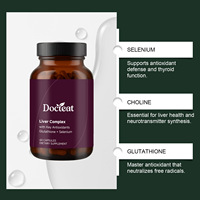 Docteat Liver Complex 60 gélules – Complément alimentaire pour la santé du foie, la fonction thyroïdienne et l'immunité