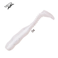 Wiggle Shad Doux En Plastique Swimbait Leurre De Pêche L'achigan à petite bouche Perche Pumpki Queue Leurre Souple De Haute Qualité