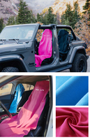 Housse de siège de voiture universelle, imperméable, lavable, protection contre la transpiration, avec sac en filet