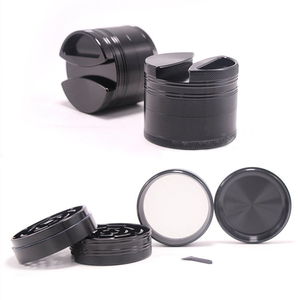 Molinillo de hierbas magnético de diseño personalizado único de aleación de aluminio de 2,9 pulgadas de alta calidad a precio mayorista - Product Image 2