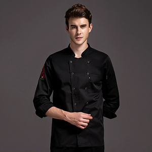 無料サンプル プロ仕様 防汚・除染 CE認証 コットン・スパンデックス裏地 カスタムロゴ入りユニフォーム レストラン・バー向け - Product Image 2