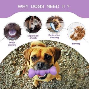 Juguetes de tendencia 2023, cepillo de dientes de goma para huesos, palo para masticar mascotas para perros, limpieza de mordedura de goma, juguete para masticar, punto de hueso, tocino, juguetes para mascotas grandes - Product Image 5