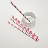 Pailles à boire en papier biodégradables jetables écologiques professionnelles pour les décorations de mariage et de fête de Noël