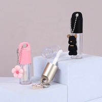 Tube de brillant à lèvres de luxe léger plaqué or CY063 3,5 ml 5 ml, tube vide avec pendentif, flacon multi-têtes pour brillant à lèvres et correcteur