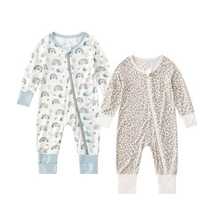 Conjunto de Ropa de Algodón para Bebés Recién Nacidos, Pijama de Una Pieza a la Moda para Niños y Niñas, Ropa para Dormir - Product Image 1
