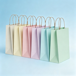 Sacs d'emballage en papier kraft biodégradables personnalisés de luxe pour les courses, les déjeuners à emporter, la restauration rapide, les pizzas, sacs de courses personnalisés - Product Image 4