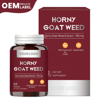 ACORN Suppléments pour hommes Vente en gros Amélioration de la vitalité masculine Supplément pour hommes Maca Root Horny Goat Weed Comprimés