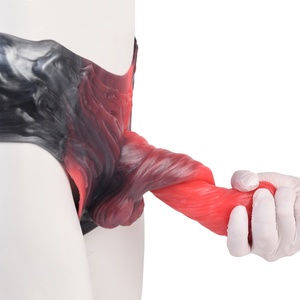 Pantaloni con Dildo a Forma di Mostro, Dildo Indossabile in Silicone Morbido ed Elastico, Giocattoli Sessuali per Adulti, Vendita all'Ingrosso - Product Image 3