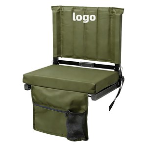 Siège de stade pliable en acier avec logo personnalisé et support dorsal, chaise pliante portable pour gradins - Product Image 2