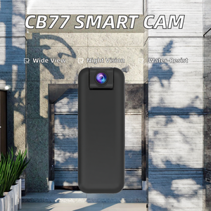 Caméra réseau portable 4G basse consommation 1080P, caméra corporelle sans fil avec objectif rotatif à 180 degrés, surveillance mobile à distance - Product Image 2